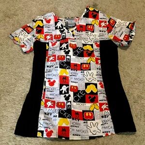 Mickey Mouse scrub top